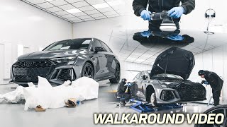 Audi Rs3 8Y Saloon Carbon Black Daytona Grey 2 Year Wait Detailing Preparation Brand New