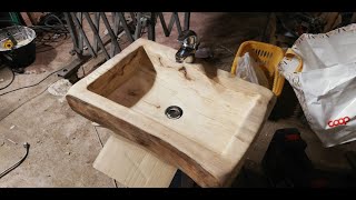 lavabo in legno