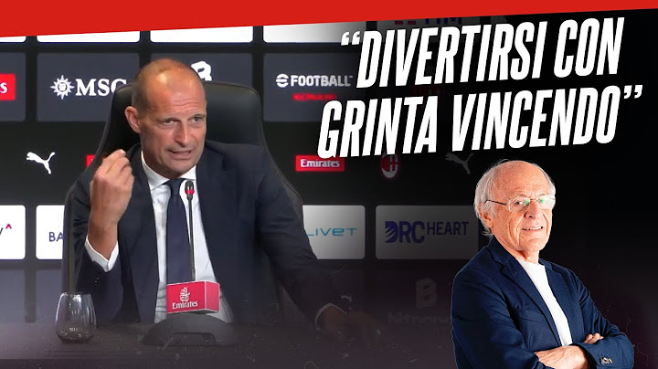 La CONFERENZA stampa di Max ALLEGRI. Il suo MOTTO. TARE: le ultime su JASHARI
