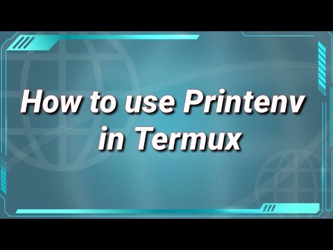 How To Use Printenv In Termux