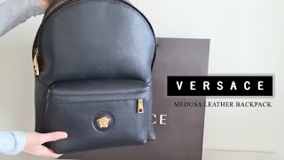Unboxing - Versace Medusa Leather Backpack