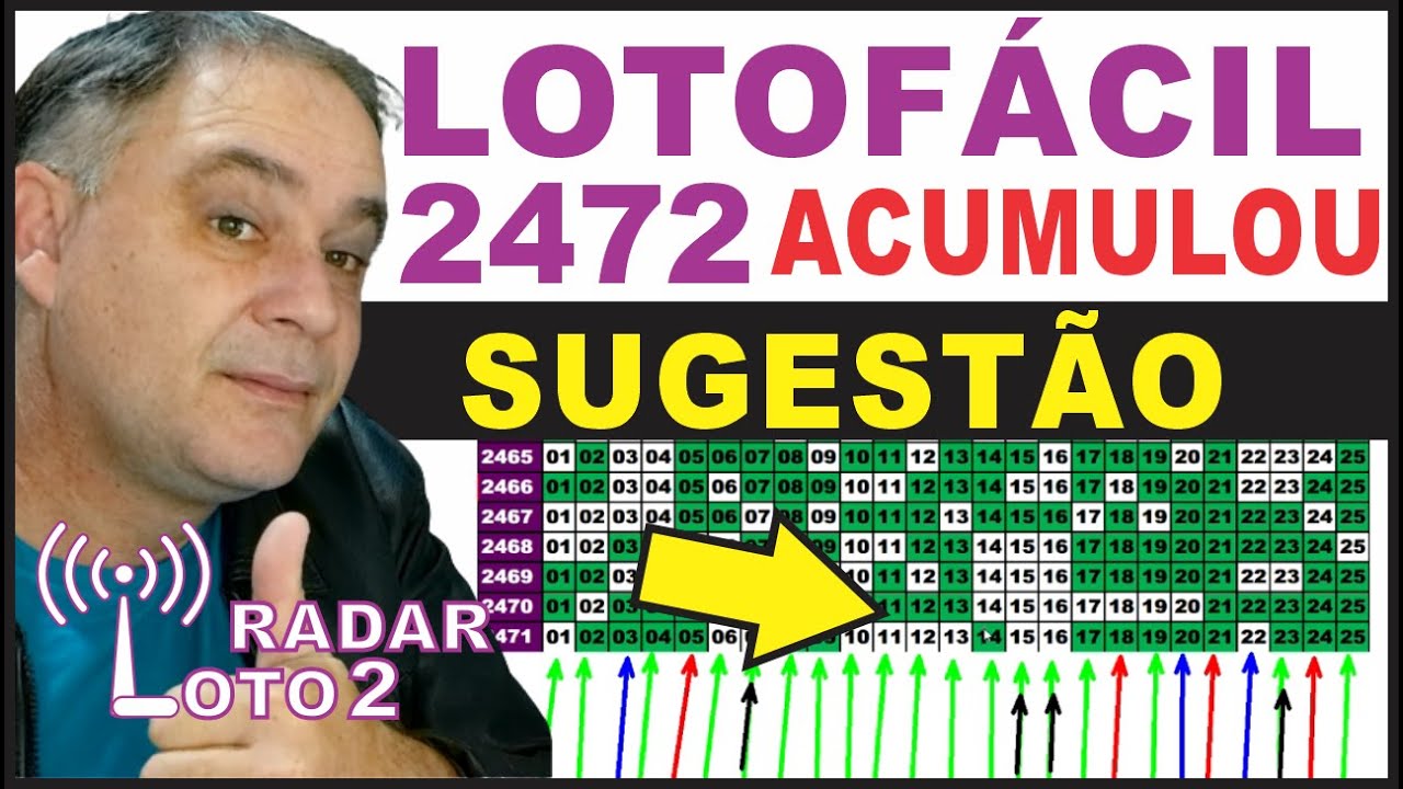 Lotofácil 2472 ACUMULADA Sugestão E Dezenas Super Boas