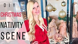 CHRISTMAS NATIVITY SCENE | HOW TO DECORATE A LANTERN FOR CHRISTMAS