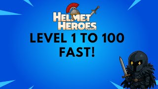 Quick leveling guide for Helmet Heroes Reborn (level 1-100 fast!)