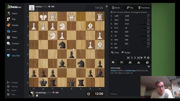 Rapid Chess Game 63 Symmetrical Tarrasch Defense
