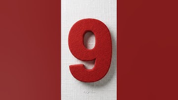 Beautiful Red Bold Countdown | 9 to 0 with Voice 🎤 #10seconds #timer #countdown  #shorts