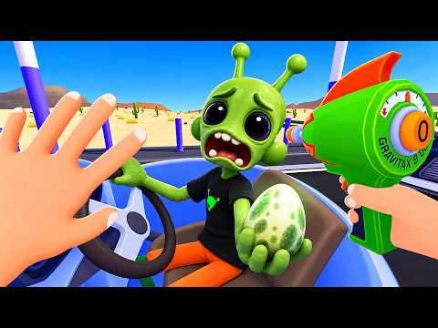 Stealing From ALIENS in New Update in Gas N Cars VR