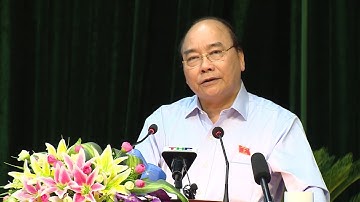 Thủ tướng Nguyễn Xuân Phúc tiếp xúc cử tri tại Hải Phòng