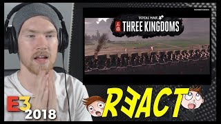 Total War: Three Kingdoms - E3 Gameplay Trailer | REACTION