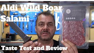 Aldi Wild Boar Salami with Truffle Review and Taste Test