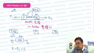 Herman Yeung - DSE Physics PP 2012/1A/Q8 (Force & Motion 力與運動)