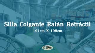 Silla Colgante Ratán Retráctil Igpro