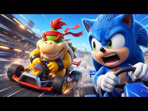 Sonic Laughed at Bowser Jr. for Being Too Slow… Big Mistake 😤🏎️