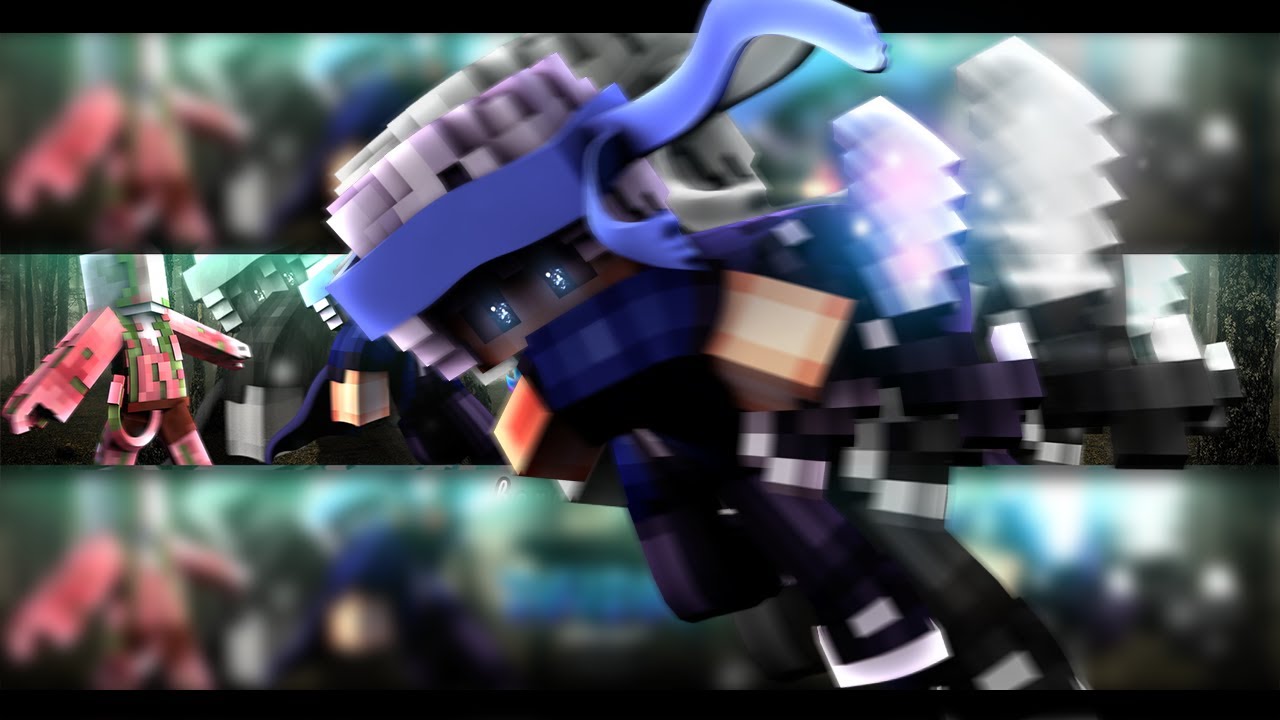 Minecraft Banner Speed art - deidei [49] - YouTube
