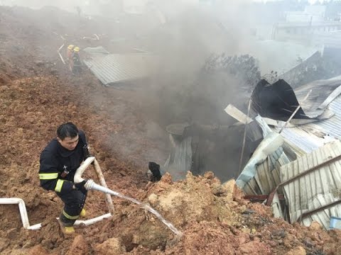 WATCH!! #Landslide buries buildings in #Shenzhen, #China