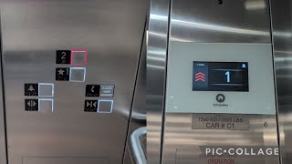 Schindler 5500 glass elevator at Dick's house of sports International Plaza 