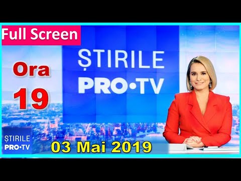 Stirile Protv 03 Mai 2019 Ora 19 Protv News 03 Mai 2019 Time 19