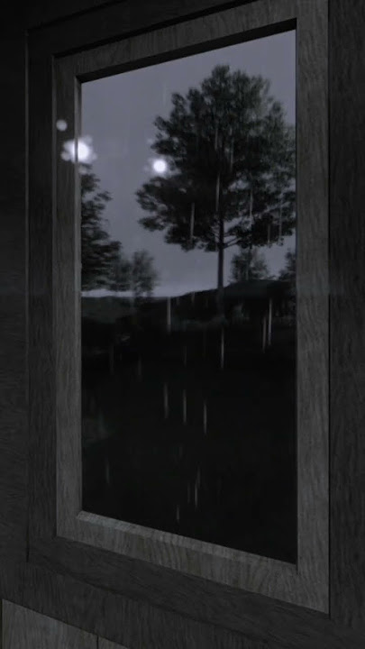 Hujan dari balik jendela #shorts #hujan #soundofrain #nature