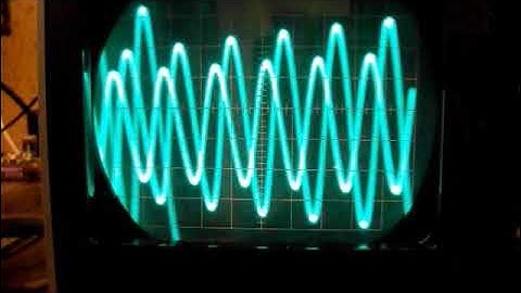 TSG-17  Internal Audio Oscillator Frequency Gradually Increased