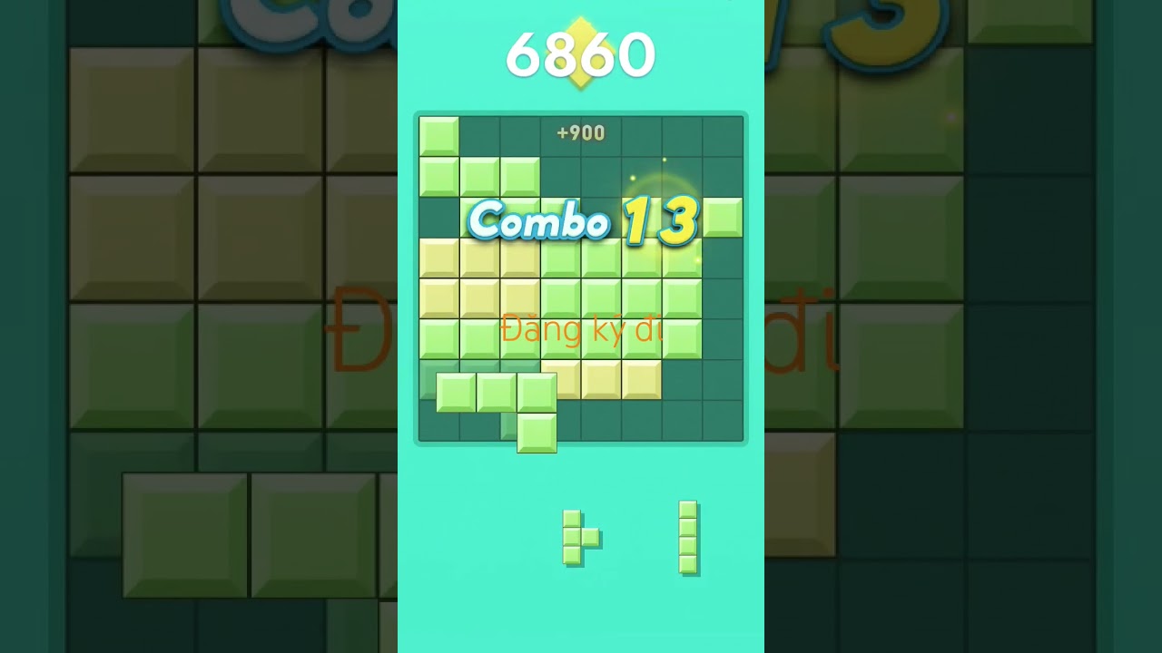 Lâu rồi mới đăng video.Chơi game block blast/