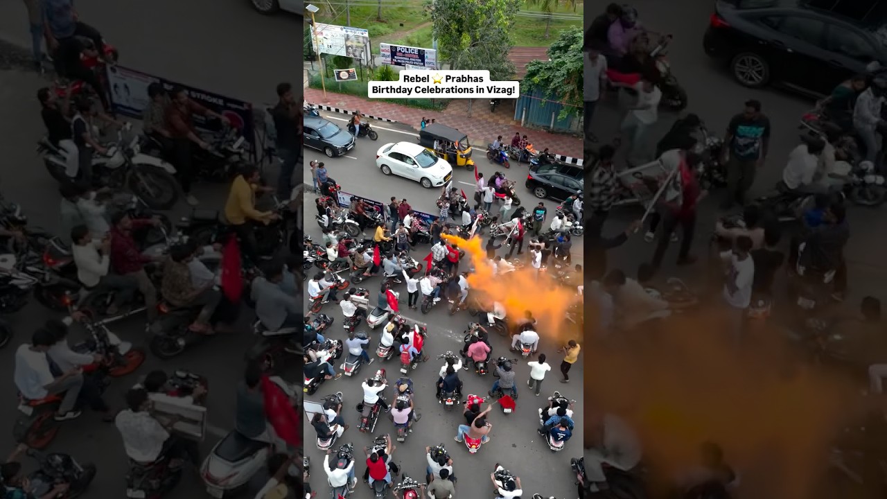 Rebel Star Prabhas Birthday Celebrations in Vizag