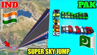 GTA 5 INDIA VS PAKISTAN VS SUPER CARS SUPER SKY JUMPING CHALLENGE - Gta 5 Gameplay