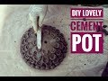 Diy cement projects- Very easy and simple way make plant pot with beautiful details