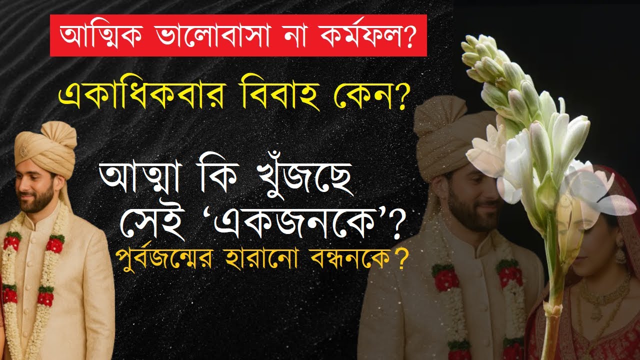 আত্মিক ভালোবাসা না কর্মফল? একাধিকবার বিবাহ কেন? আত্মা কি খুঁজছে সেই ‘একজনকে’?#KarmaAndLove #Soulmate