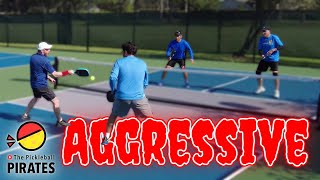 Aggressive Pickleball Seniors 4.5+ Men's Doubles