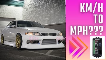 JDM Speedometer/odometer unit conversion | KMH to MPH | JZX90 | KMH cluster to read MPH
