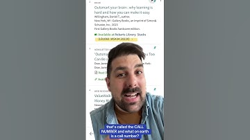 Quick Guide: Finding Books on Library Shelves