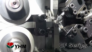 Compression spring W.D 0.5mm｜CNC Compression Spring Machine CF-310｜YHM