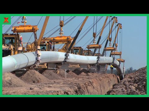 Construction Process Of One Of The Largest Oil And Gas Pipelines In The World