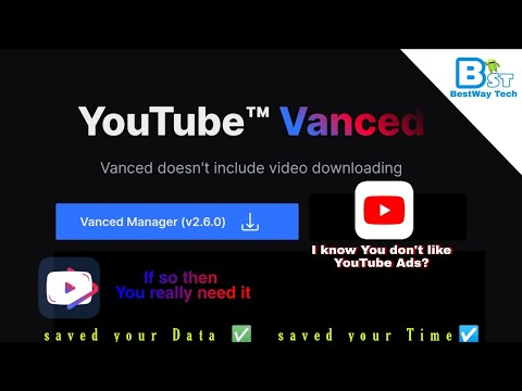 YouTube vanced manager latest version + YT music and MicroG | powerful tool | for YouTube ads free