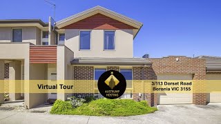 ［Austrump Hosting Virtual Tour] 3/113 Dorset Road Boronia, VIC 3155