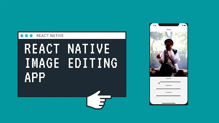 #1 Image Edit App with React Native