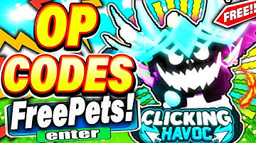 ALL NEW CLICKING HAVOC CODES *SECRET CODES UPDATE* ALL NEW SECRET OP ROBLOX CLICKING HAVOC CODES!