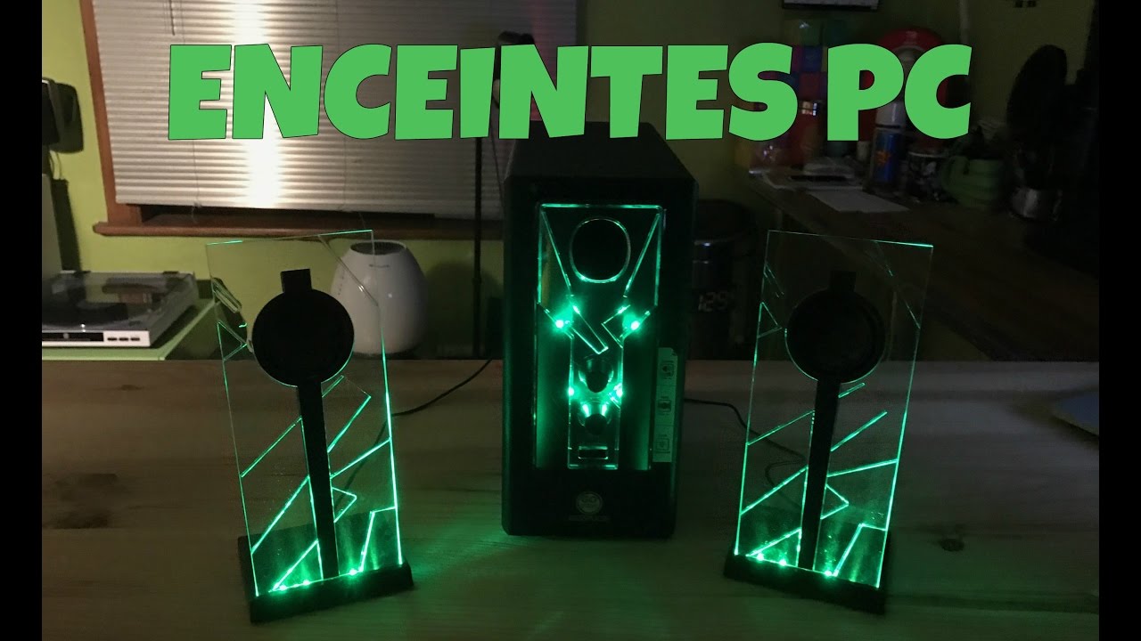 Je teste des Enceintes PC à LED ! 