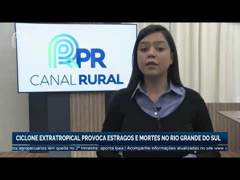 Ciclone extratropical provoca estragos e mortes no Rio Grande do Sul | Canal Rural