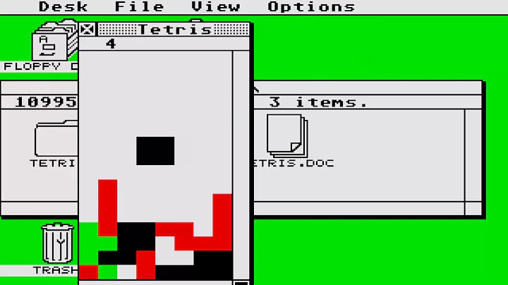 ATARI ST Tetris From ST Format By Future Publishing GEM ACC ACCESSORY FOR ATARI ST STE TT FALCON st