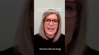 U.S. Senator Joni Ernst talks Farm Bill #agriculture