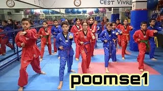 Taekwondo Poomsae 1 avec Equipe de club énergie berrechid