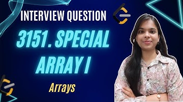 3151. Special Array I | Arrays | O(n) | Leetcode