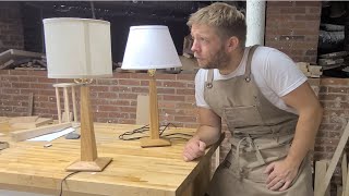 DIY Wood Table Lamp