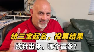 為混血三寶取名，600多粉絲投票結果來了，傑森意外！ 那個勝了