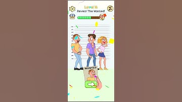 Reveal the Wanted ☠️ Impossible Date 2 😂 | Level 16 |#shorts #puzzle #subscribe #animação #riddle