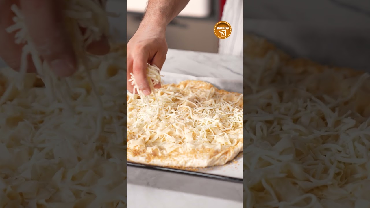 Hazır Yufkadan Yapılan En Kolay Pizza Tarifi ???? #shorts #migrostv