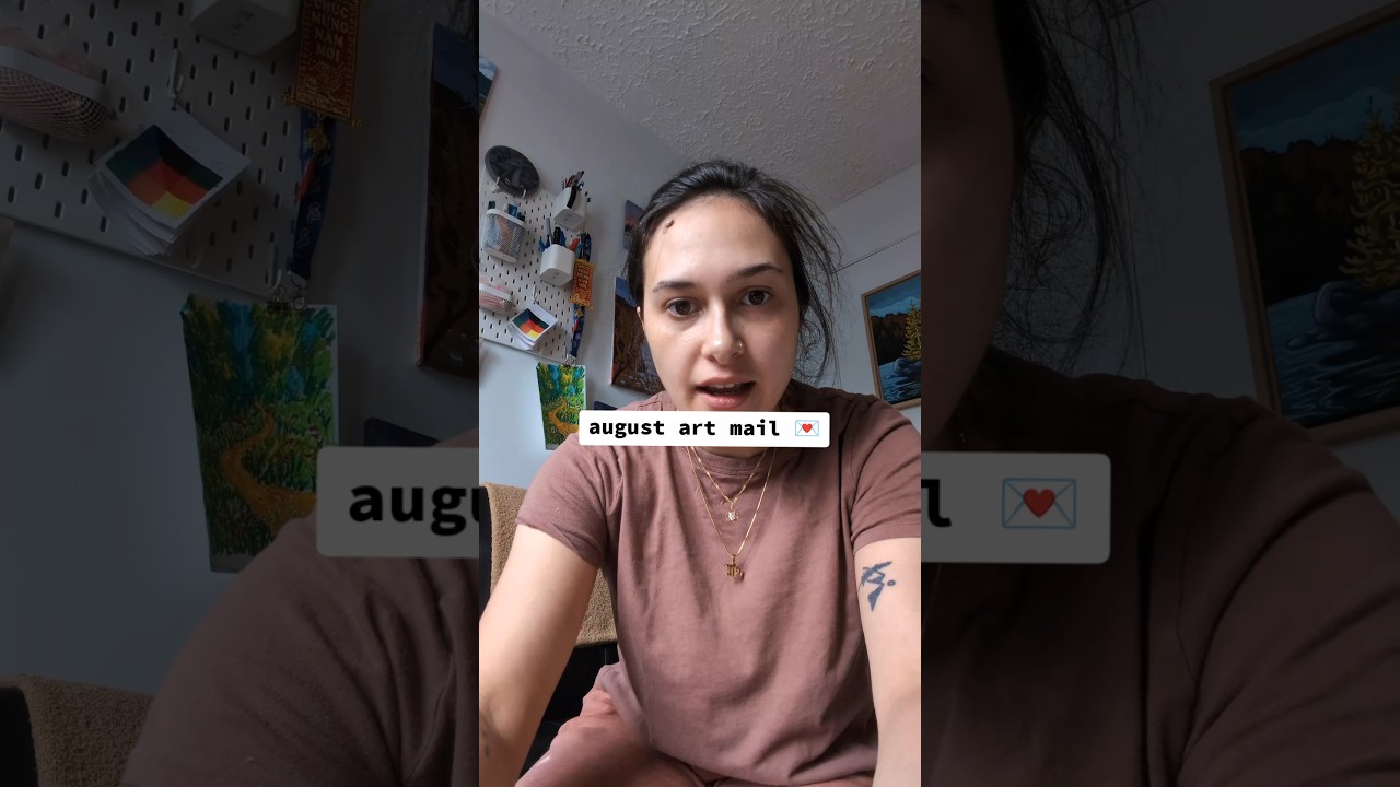 do you like cute snail mail? check out my art mail club on Patreon 💌 #art #mail