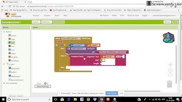 how to make barcode scanner on MIT app inventer.