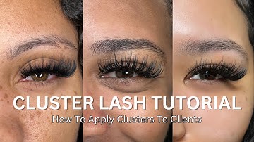 HOW TO APPLY CLUSTER LASHES | CLUSTER LASH TUTORIAL 2025